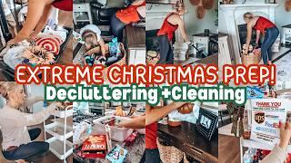 DECLUTTER AND PREP FOR CHRISTMAS 2024- EXTREME CLEANING MOTIVATION-SPEED CLEANING