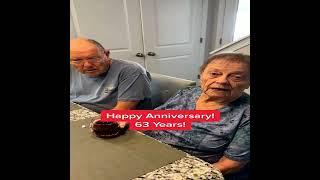 Happy anniversary 63 year of my mom !#familyvlog