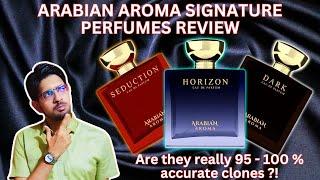 Arabian Aroma Perfume Review | Horizon | Seduction | Dark | Accurate Dupes ?!