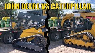 John Deere 325G VS CAT 289D3 lifting demo