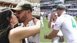 Aiden Makram kisses his wife Nicole after SA won WTC, Lords fans heart winning gesture for Makram