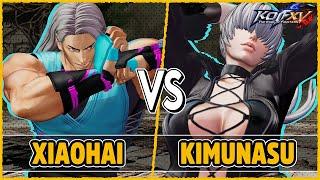 KOF XV  Xiaohai (Geese/Andy/Rock) vs KimuNasu (Yashiro/B. Jenet/Shermie)  Steam Replay Match 