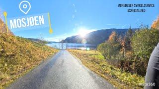 Late fall Ebike ride in Mosjøen ends with faceplant!