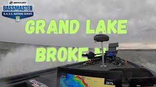 Bassmaster Nation Championship Practice on a BRUTAL Grand Lake