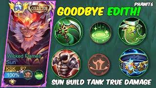 SUN TANK   TRUE BUILD DAMAGE TOP GLOBAL 2024 | NEW BUILD TANK TOP ONE GLOBAL 2024 ~ MOBILE LEGENDS