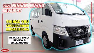 2021 Nissan NV350 VAN MT | Mga dapat mong malaman bago mo bilin | Review & Walk Around