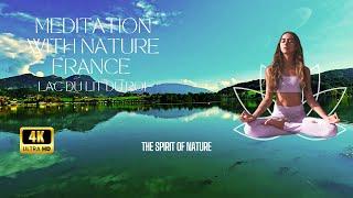 Meditation With Nature I France, Rhône-Alpes, Haute Savoie, Rhône River Sound Water, Relaxing Music,