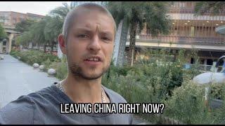 Why are many foreigners leaving China right now?