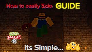 Soloing Guide Is Easier Then You Think! (Slap Battles)