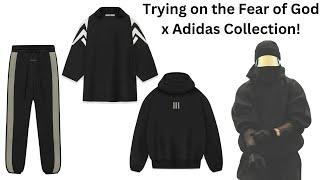 Trying on the Fear of God Athletics x Adidas Collection