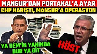 Mansur Yavaş'dan Fatih Portakal'a AYAR.