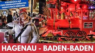 #400 - LAST VIDEO in 2024 - Christmas markets in Hagenau & Baden Baden - Then to Munich!