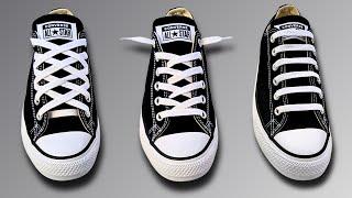 3 Cool Ways To Lace Converse | Converse Lacing Styles