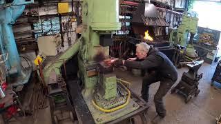 Nigel Barnett Artist Blacksmith- Making a Corn End Curtain Pole