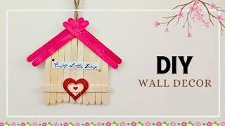 DIY Wall Decor | Wall Decor with Ice Cream Sticks | Popsicle Stick Wall Hanging