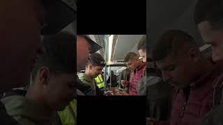 Algerians try out seaweed on the bus #شورت #shorts #travelvlog #algeria #northafrica  #algerian