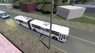 Roblox - OSVed's Trolleybuses place - Line 10 with ZiU 10