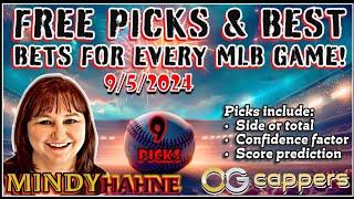 9 MLB Picks & Predictions for Today Thursday 9/5/24 #ogcappers