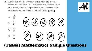 TSIA2 MATH SECTION: Probability Questions