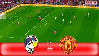 Viktoria Plzen vs Manchester United - UEFA Europa League 24/25 | Full Match | FC 25 Gameplay PC