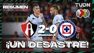 Resumen y goles | Atlas 2-0 Cruz Azul | AP2023-J1 | Liga Mx | TUDN