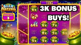 SPINS and BONUS BUYS on Barn Festival Slot!