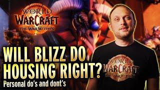 MASSIVE Expectations For Player Housing, What I'm Hoping For - World of Warcraft Midnight