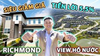 NHÀ MỚI ĐẠI HẠ GIÁ Ở THÀNH PHỐ RICHMOND, CÓ VIEW HỒ NƯỚC | NHÀ Ở HOUSTON