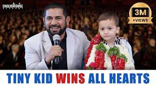 Tiny Kid Wins All Hearts ️ | 3-Year Old Boy Receives Passionate Son Award | Public Speaking Skills