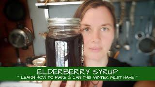 How to Make and Preserve Elderberry Syrup