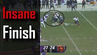 The Chicago Bears pull off a miracle ending just to lose in OT to the Minnesota Vikings