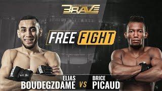 FREE MMA Fight | Elias Boudegzdame vs Brice Picaud | BRAVE CF 52