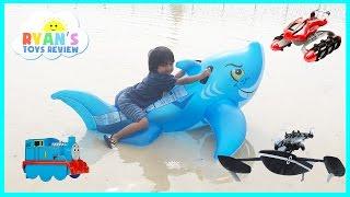 Giant Inflatable Shark Water Toys for Kids