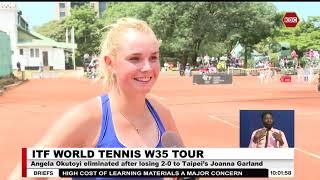 Angela Okutoy eliminated from ITF World Tennis W35 tour