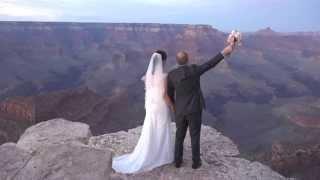 Grand Canyon Wedding--Surprise at Shoshone Point