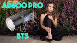 When I choose the Godox AD600 Pro  Flash Photography BTS