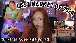 Last market of 2024  market prep, vlog & results $$$️