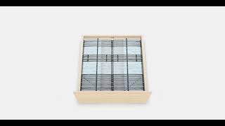 MALM Bed frame, high, w 4 storage boxes 14 | 3DArt | Shop