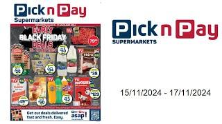 Pick n Pay specials (ZA) - 15/11/2024 - 17/11/2024