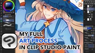 Making Art, Start to Finish in Clip Studio Paint  [2023 Update]