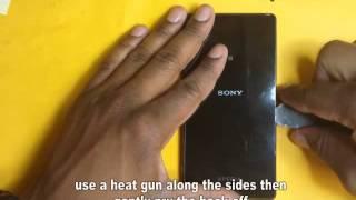 Sony Xperia Z Repair - Back Removal