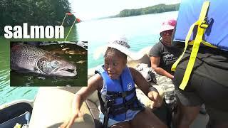 OUR FIRST FAMILY FISHING TRIP PT.2 !!!! ** WE HAD TO DRIVE BOAT OURSELVES**