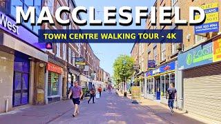 Macclesfield 4K - Town Centre Walking Tour