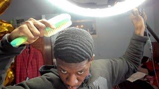 SIR CRUSE 360 WAVES AFTERNOON BRUSH SESSION HOW TO BRUSH WAVES HOW TO TIE A DURAG