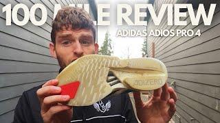 Adidas Adizero Adios Pro 4 after 100 Miles: Most Durable Super Shoe... Ever!?