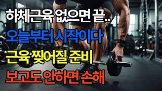 체 근육 지키려면 꼭 해야 할 습관 5가지#하체근육 #근손실방지 #노후준비 #낙상예방 #건강꿀팁