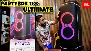 JBL PARTYBOX ULTIMATE 1100W RMS IPX4: A Torre de som INIGUALÁVEL! (Unboxing)