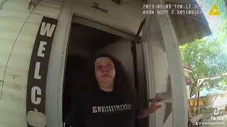 It’s on camera! Your gonna watch it crazy neighbor tells cop!