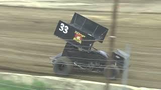 Winged Sprints Heat 1 at Thunder Valley Speedway August 17, 2024