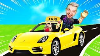 JESTEM NAJSZYBSZYM TAKSÓWKARZEM NA ŚWIECIE w Roblox - Taxi Boss